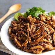 Honey Glazed Crockpot Chicken Adobo - simple pantry ingredients, hardly any hands-on time, 200 calories. | https://trim-life.today