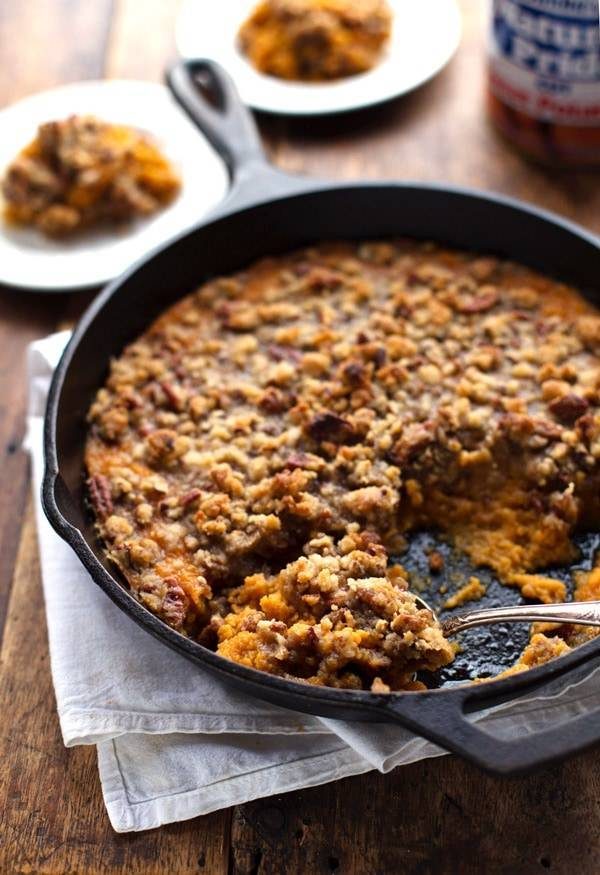Sweet potato casserole.
